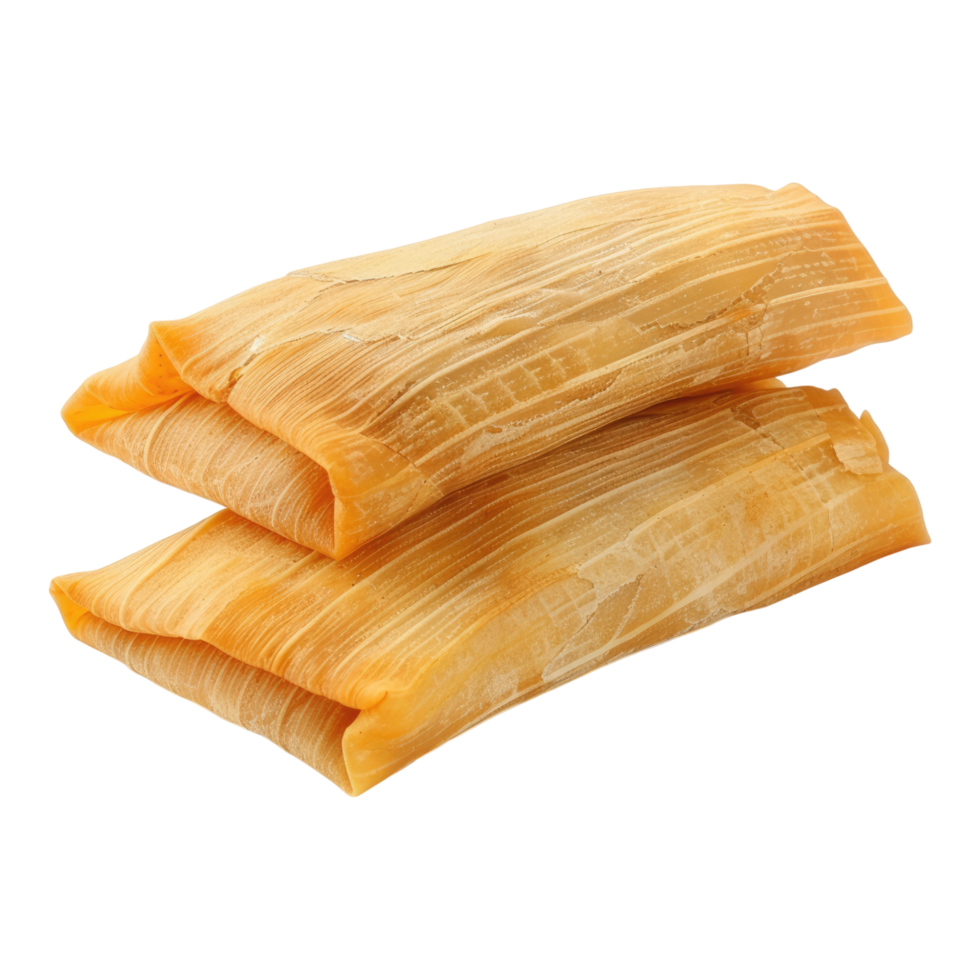 Two pieces of tamales on transparent background png