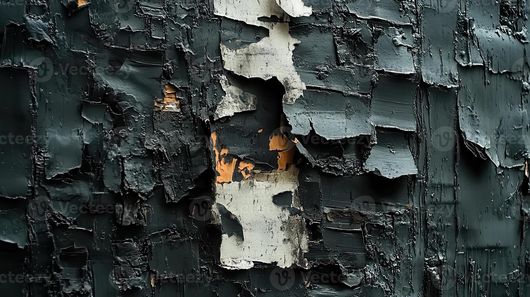 A close up of a black painted wall photo