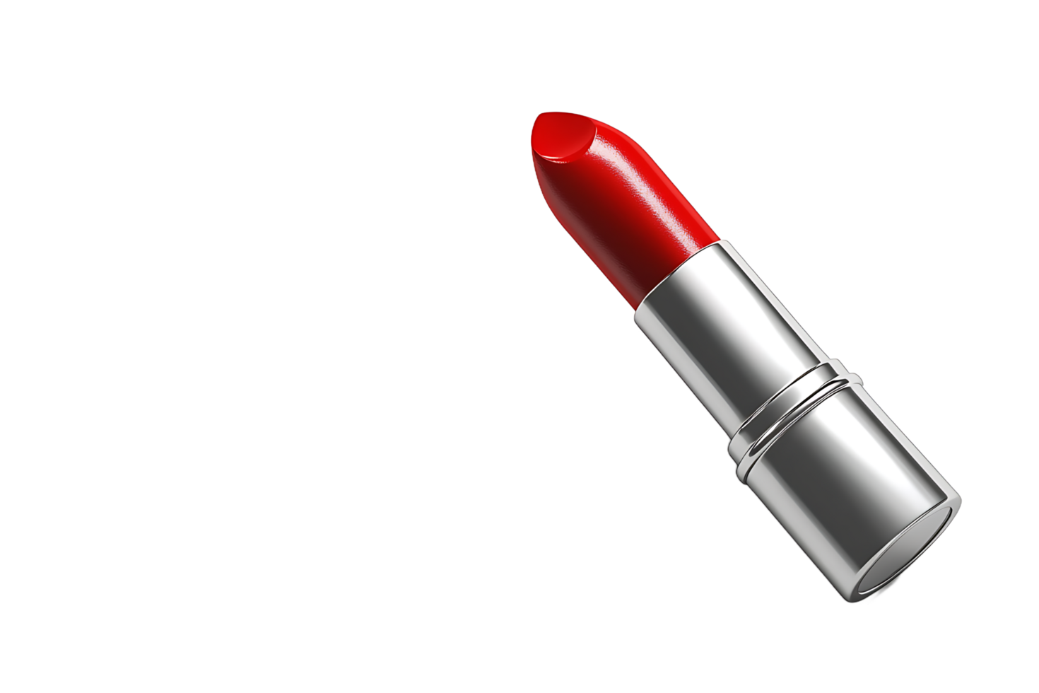 Red Lipstick in Silver Case png