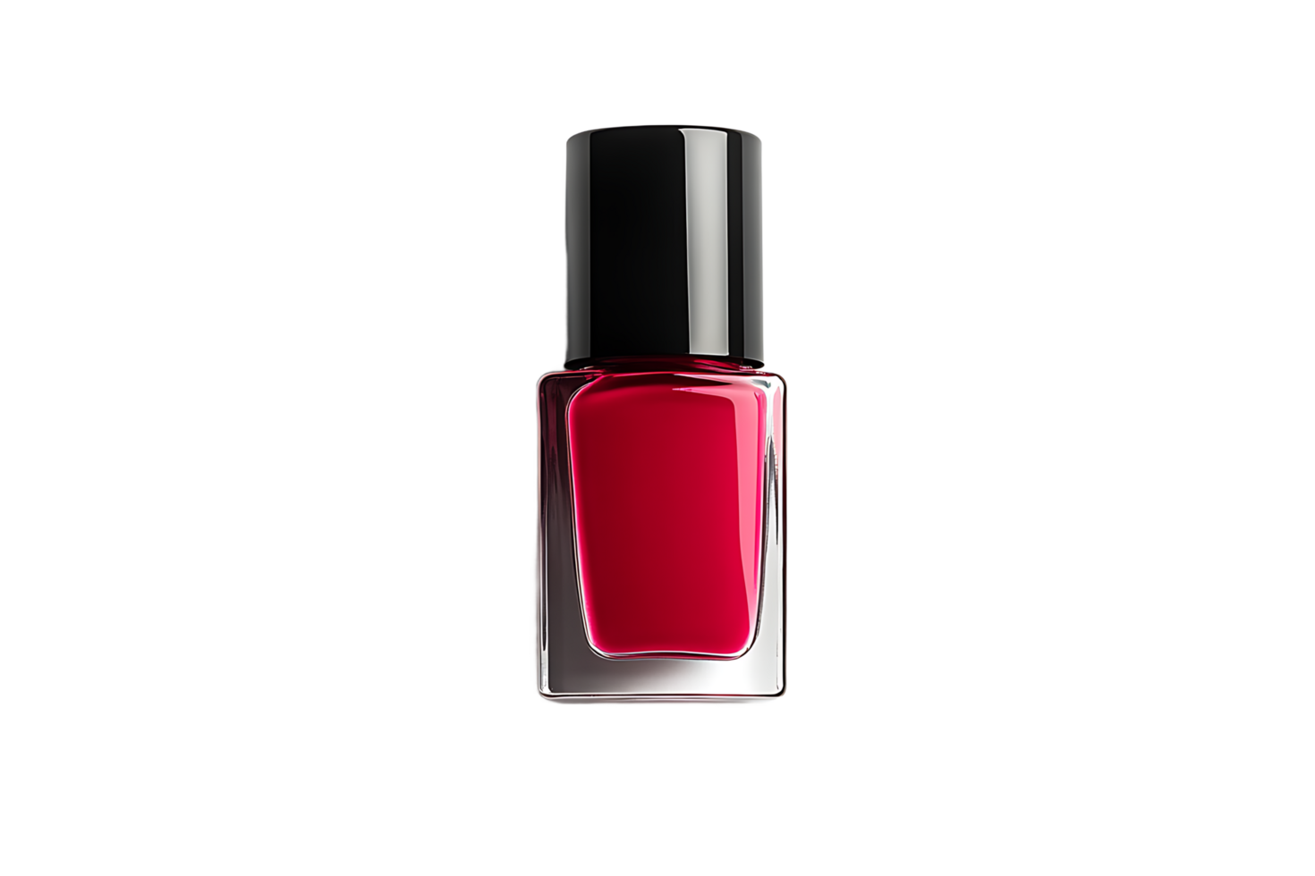 Bright Red Nail Polish png