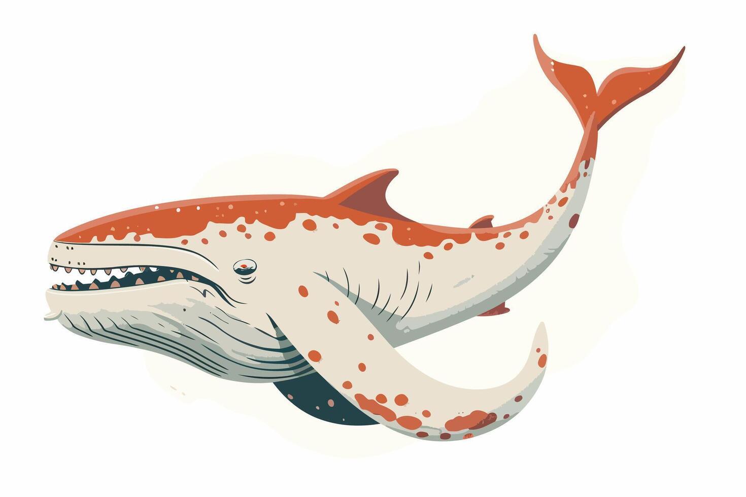 Leviathan seal isolated vector