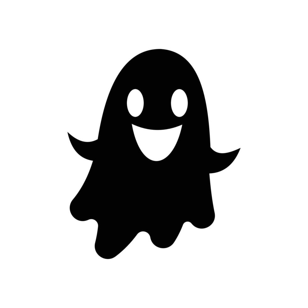 Halloween ghost icon vector