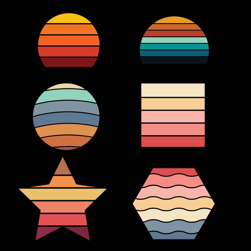 Retro t-shirt . vector