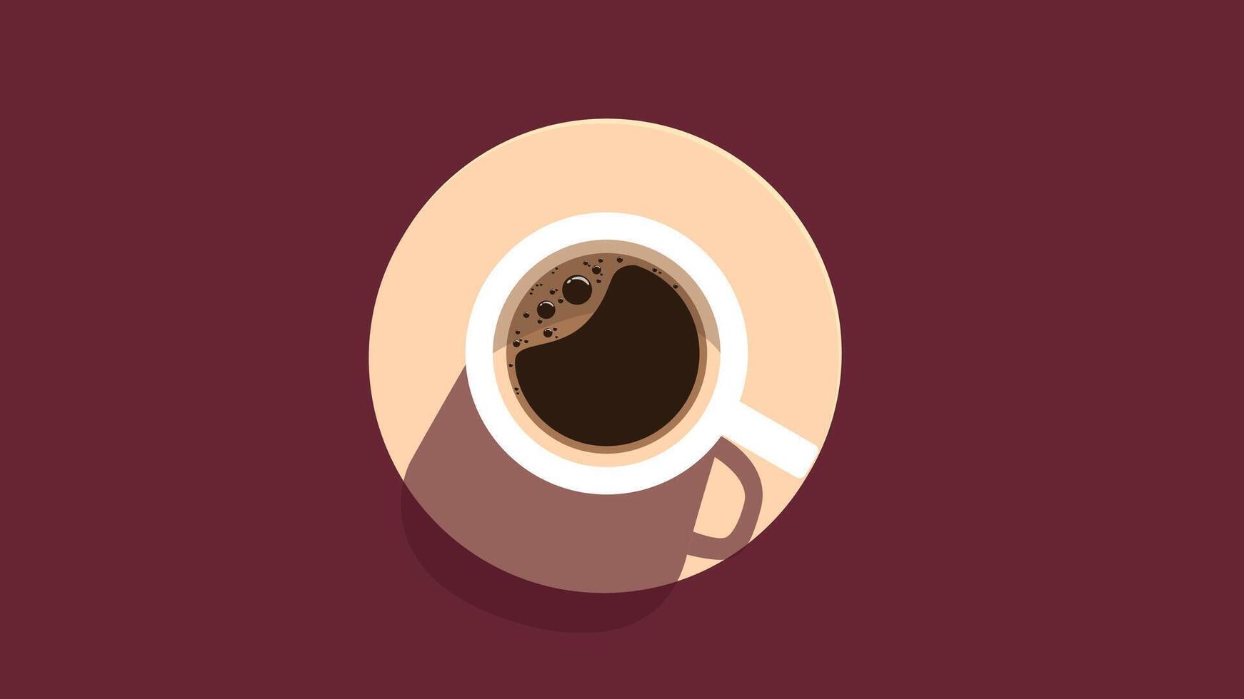 Cup of coffee vector