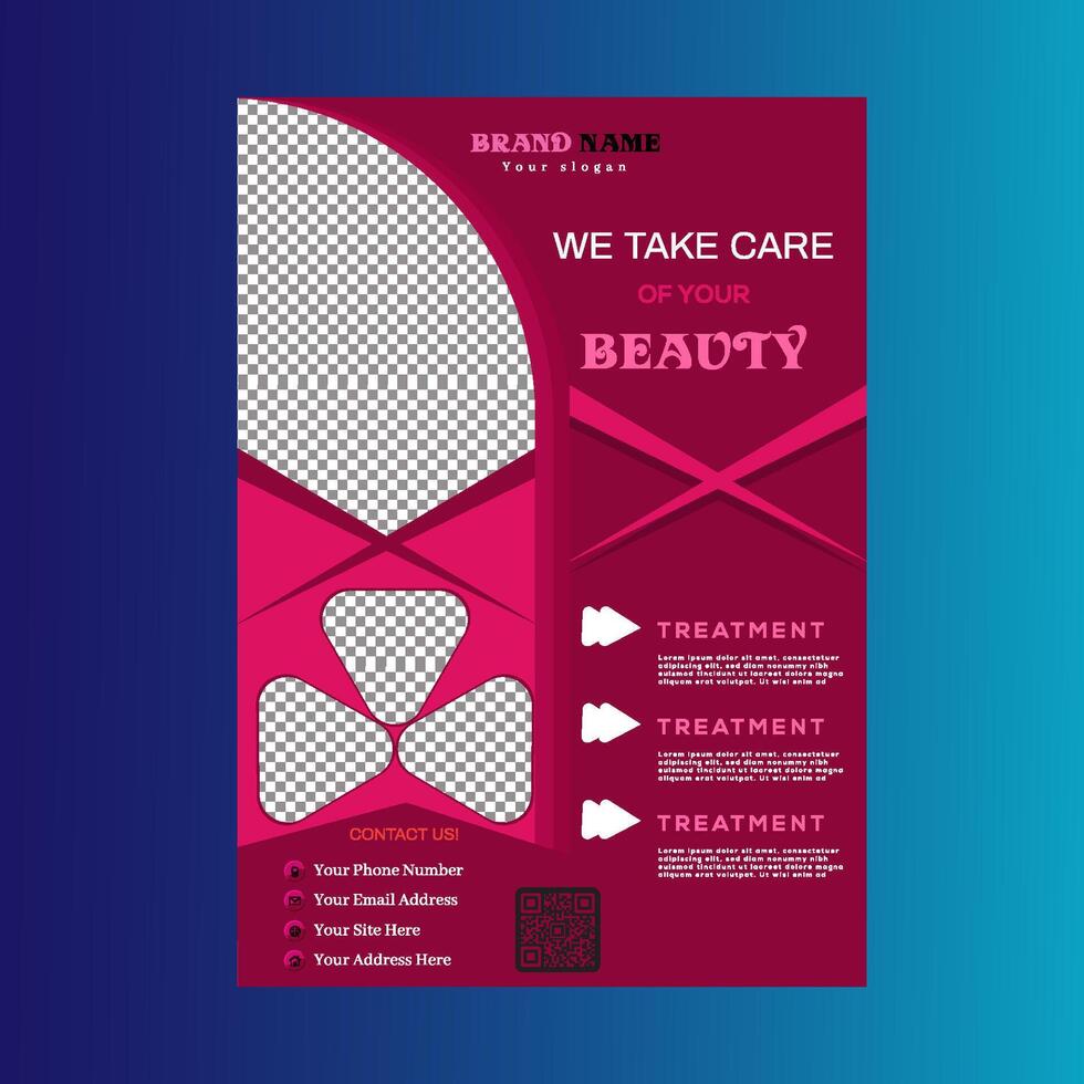 Flyer design Layout template vector