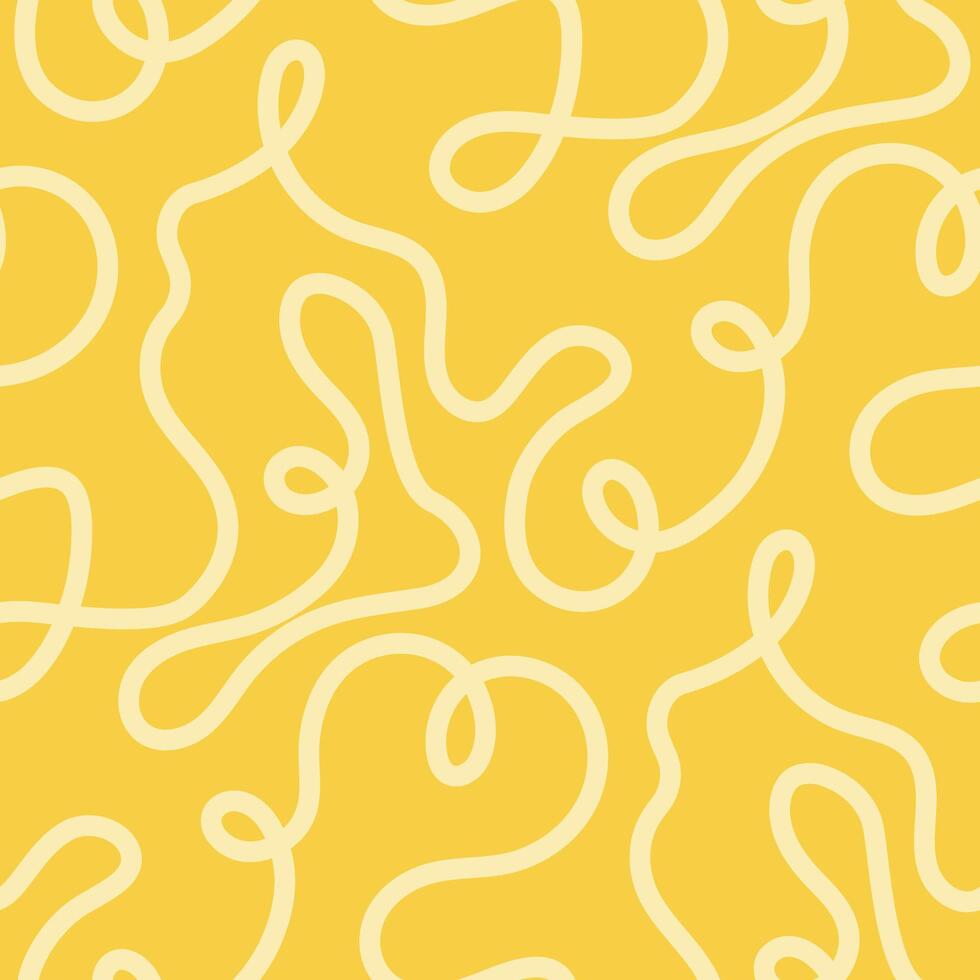 A yellow background with a bunch of lines vector