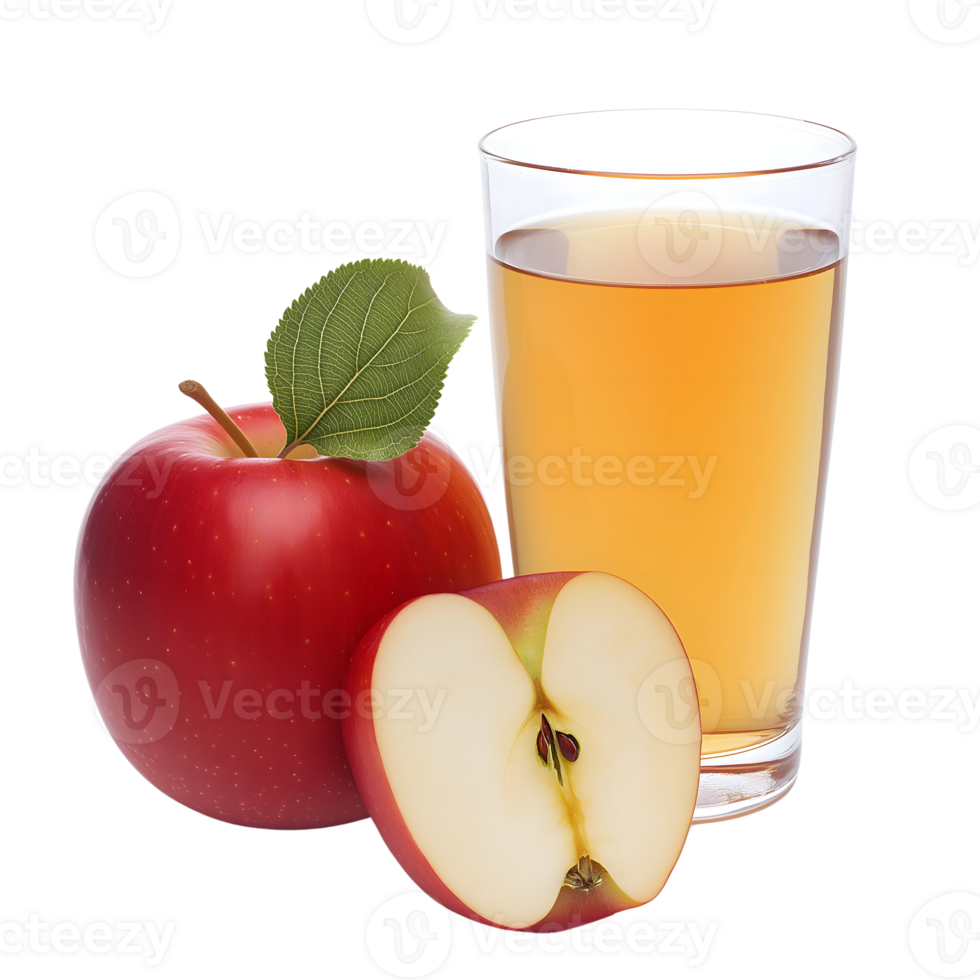 Apple juice and an apple png
