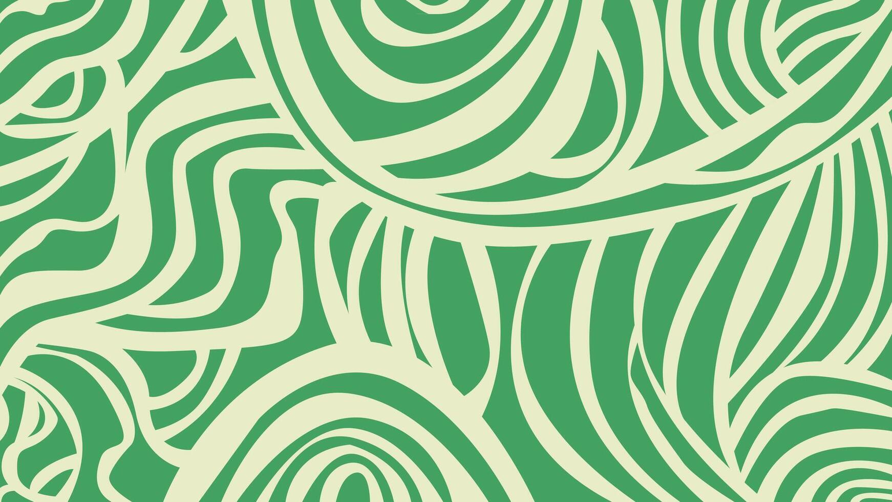 Wonderful zebra green seamless background. Abstract wild leather background in 1970s hippie retro style for print on textile, wrapping paper, web design and social media. vector