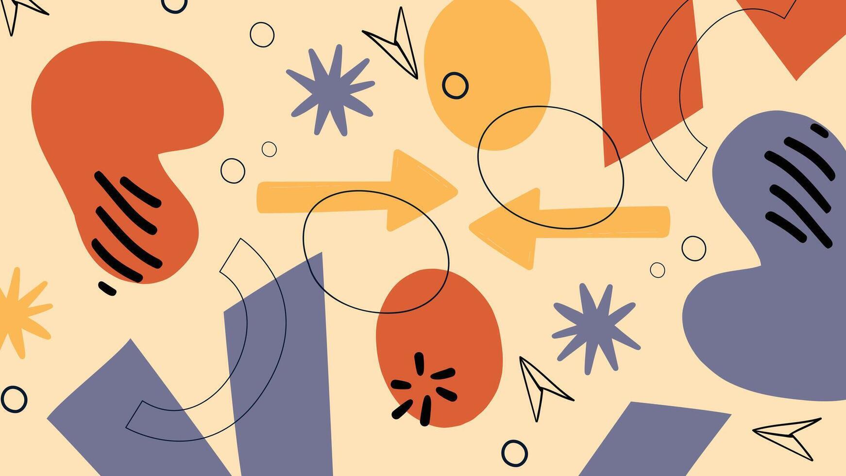 Stylish abstract composition with smooth curves, textured details, and aesthetic color harmony. A modern and versatile design, great for marketing materials, packaging, wallpapers, and social media. vector