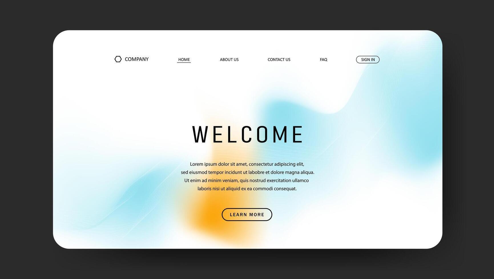 fluid gradient background. Futuristic design wallpaper for banner, poster, cover, flyer, presentation, landing page vector