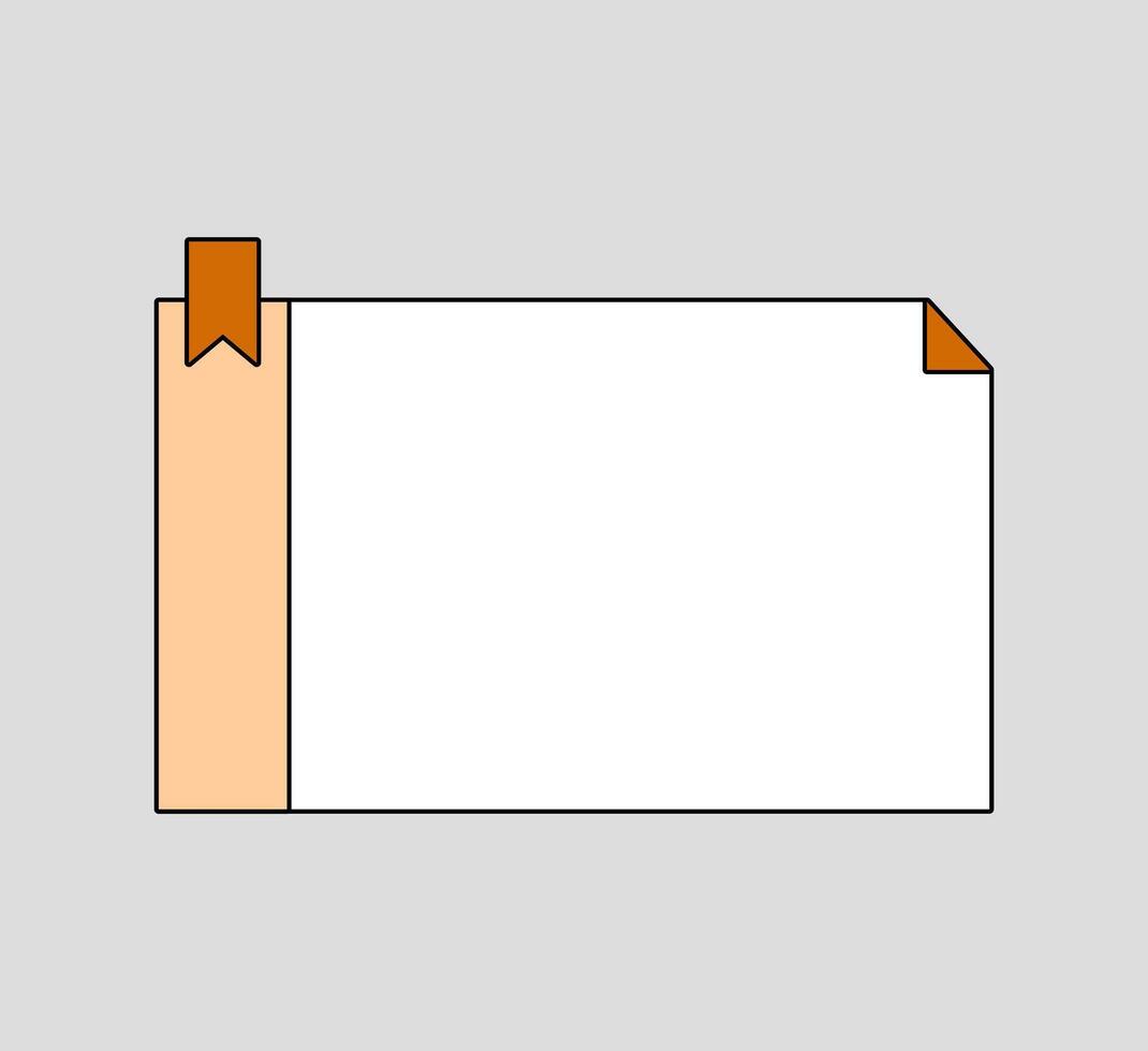 Grid Notepad with Minimal Design vector