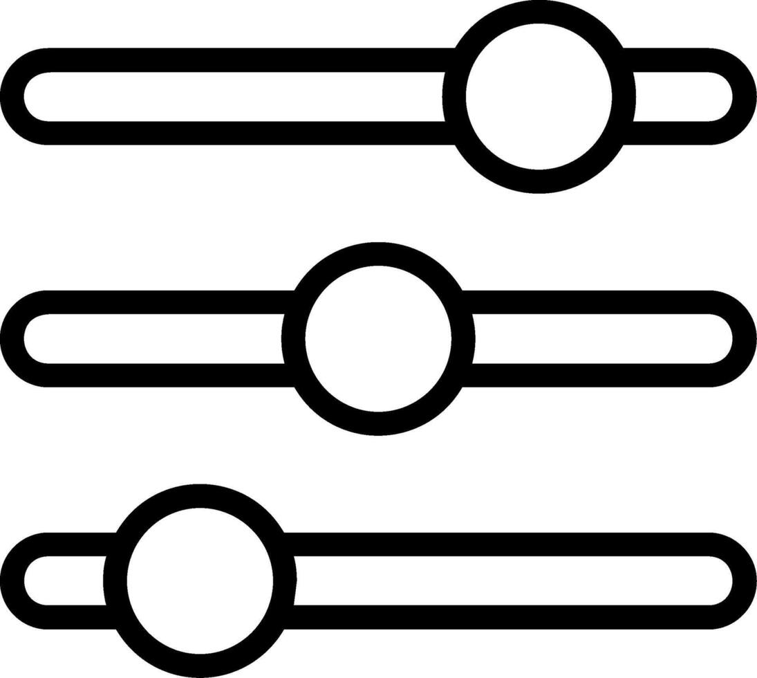 Filter Outline Style Icon Design vector