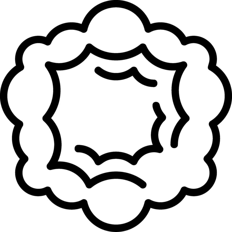 Explosion Outline Style Icon Design vector