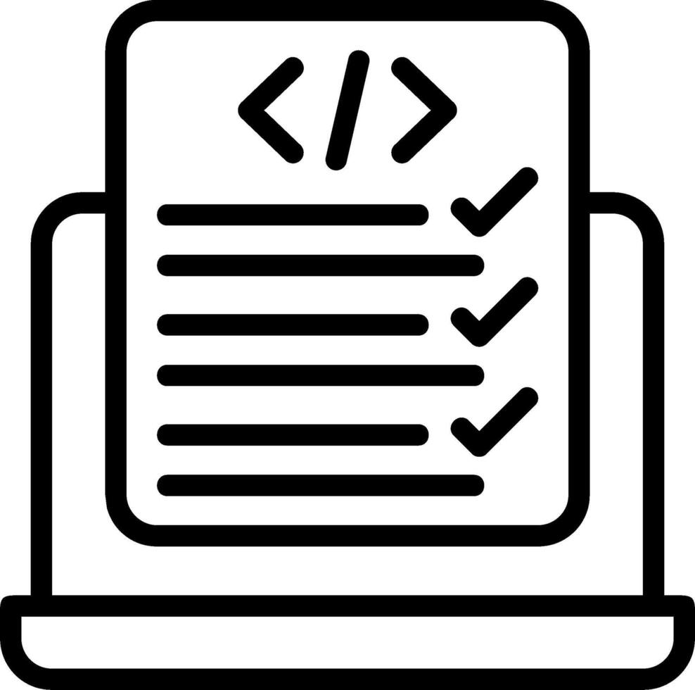 Code Correction Outline Element Style vector