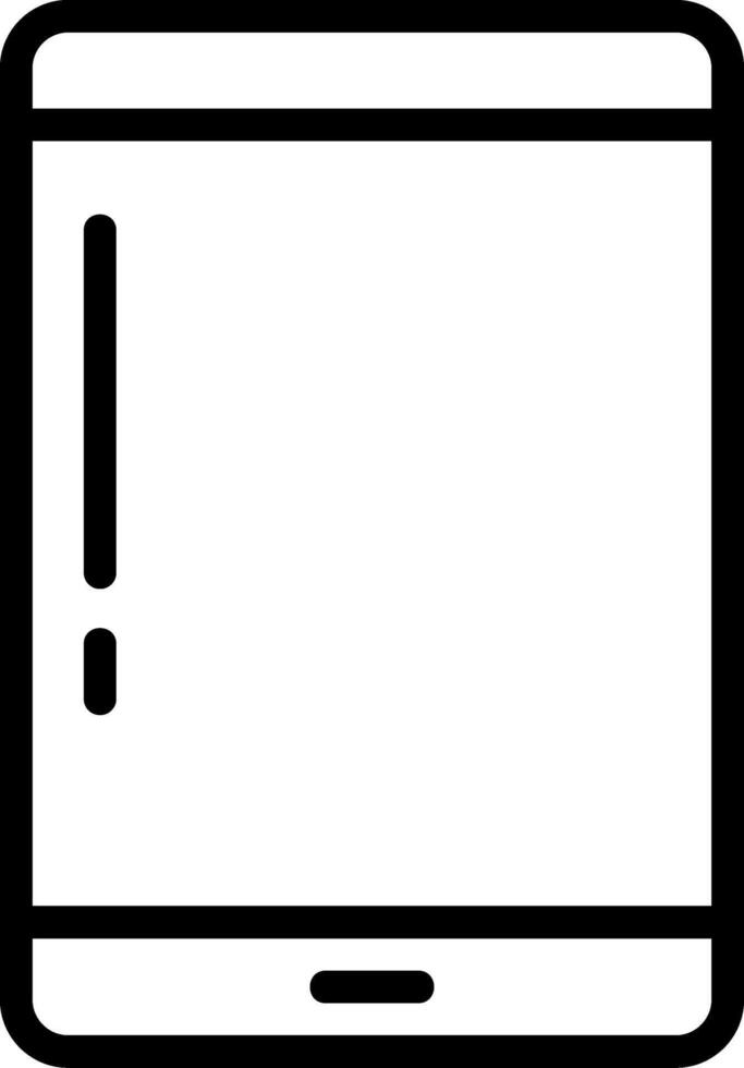 Mobile Phones Outline Style Element vector