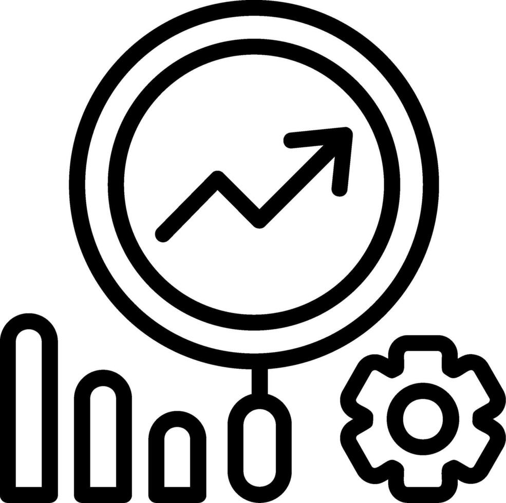 SEO Trends Outline Style Icon vector