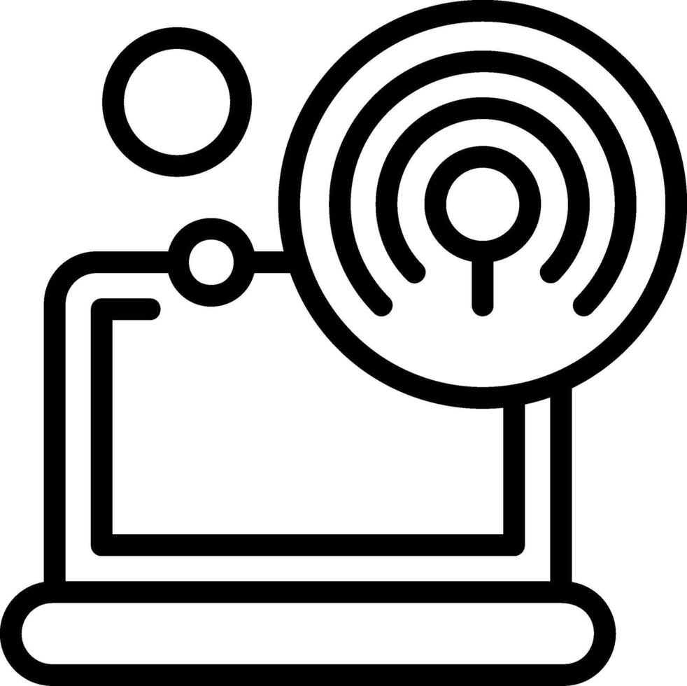 Signal strength Outline Element Style vector