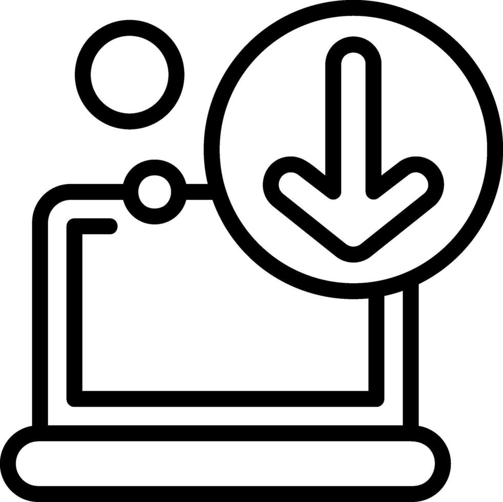 Download Outline Style Icon Design vector