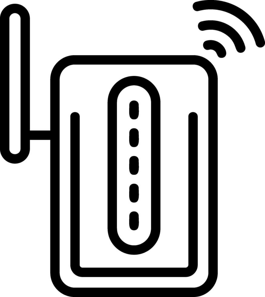 Wi-Fi Extender Outline Style Icon Design vector