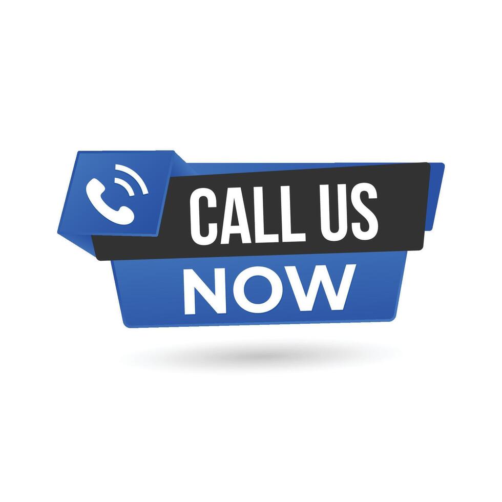 Call Us Now for Immediate Assistance vector