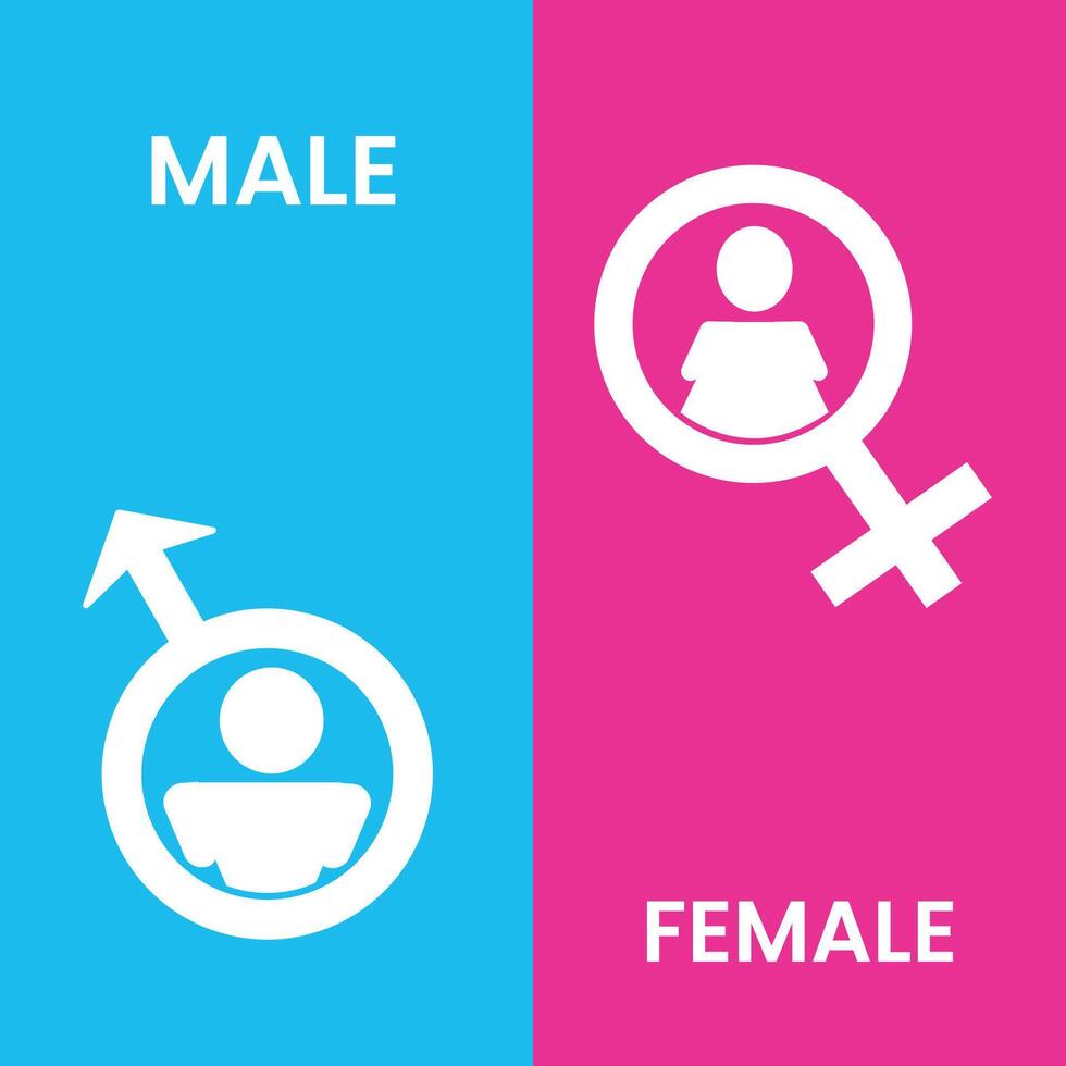 Gentleman and Lady Icons DESIGN vector