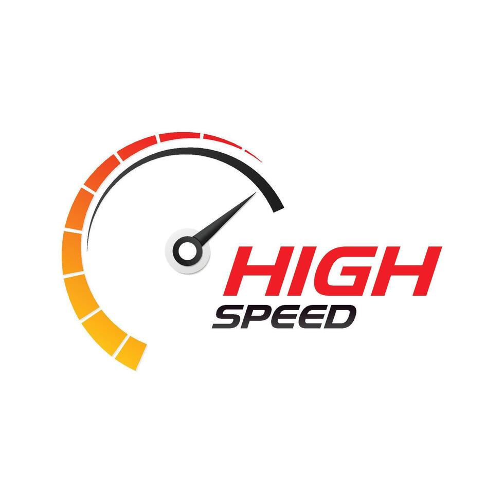 high speed meter design vector