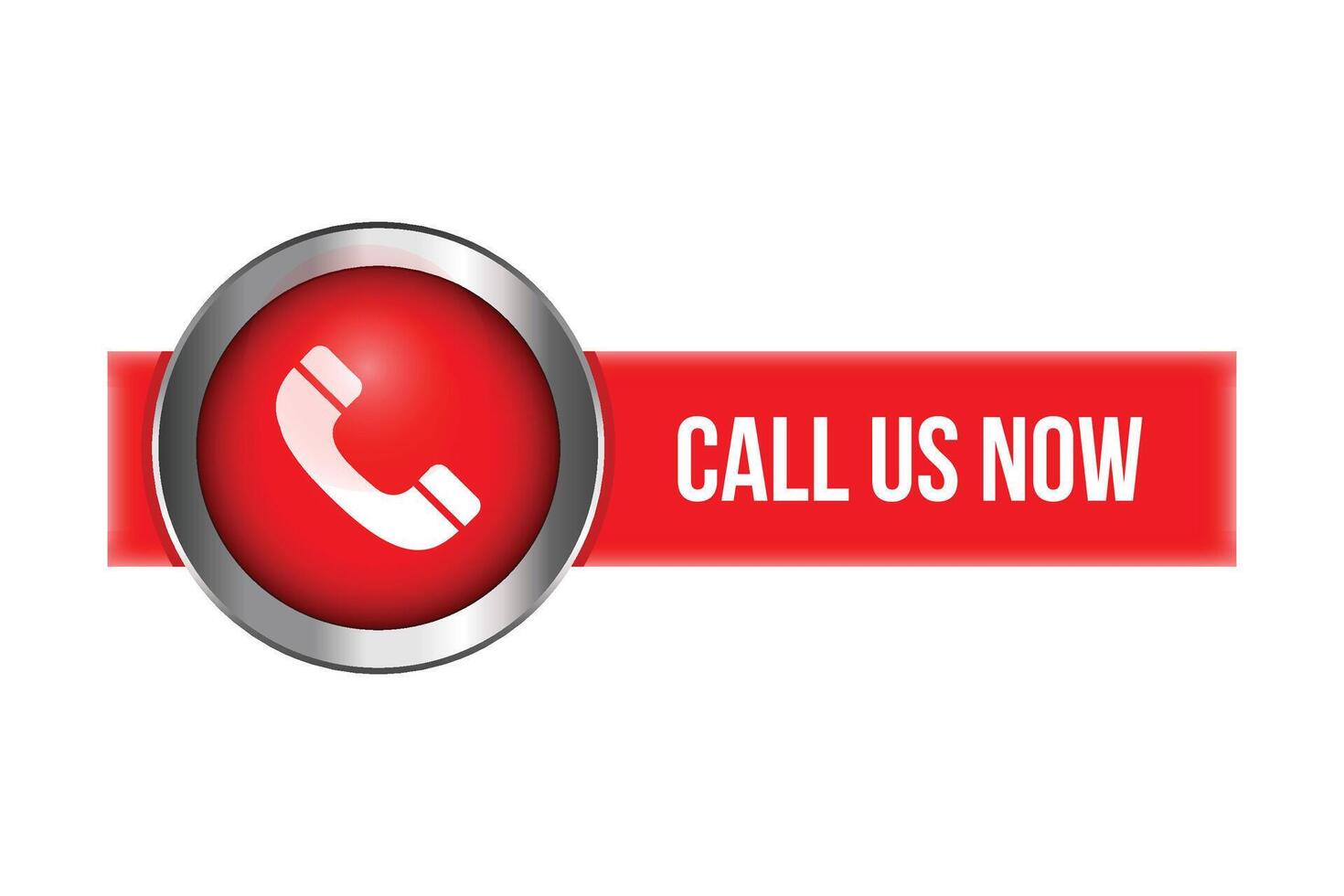 call us now red icon design vector