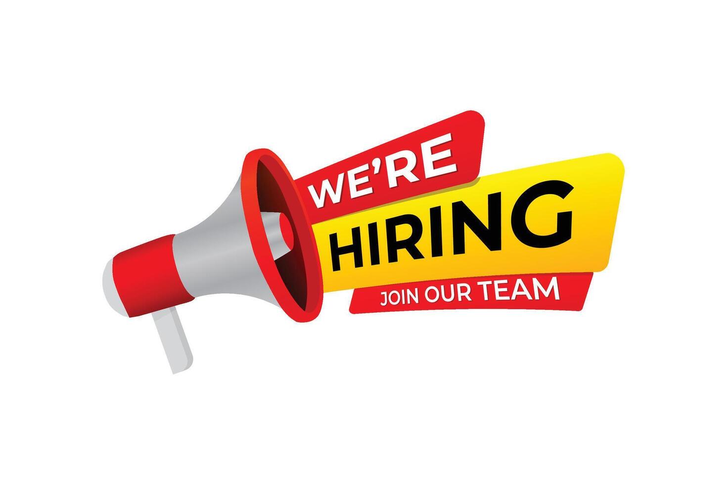 we are hiring JoB Part of Something Big Apply Today vector