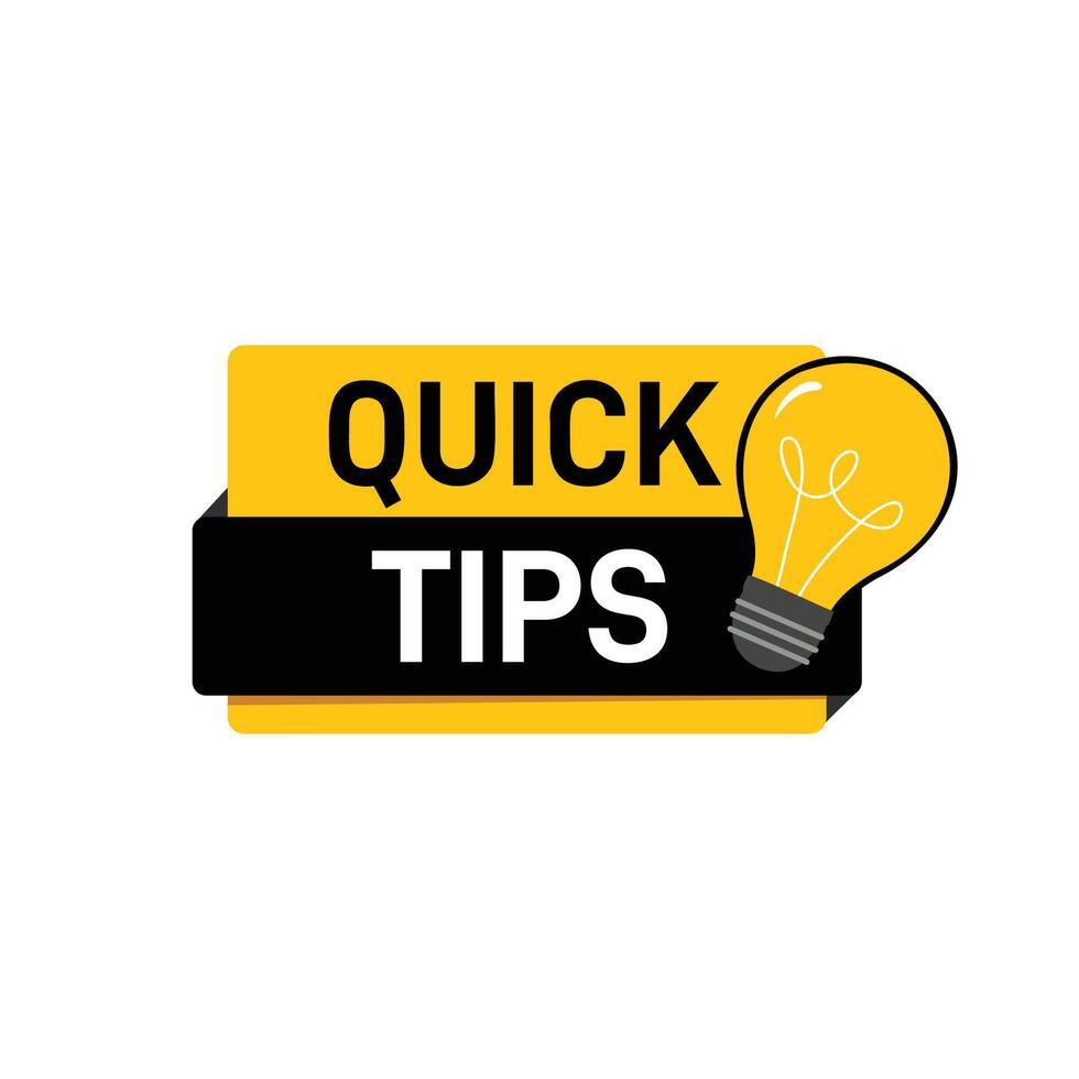 Quick Tips to Enhance Your Productivit vector