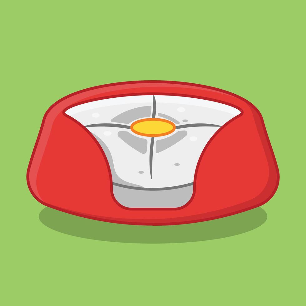 cat and dog bed vector