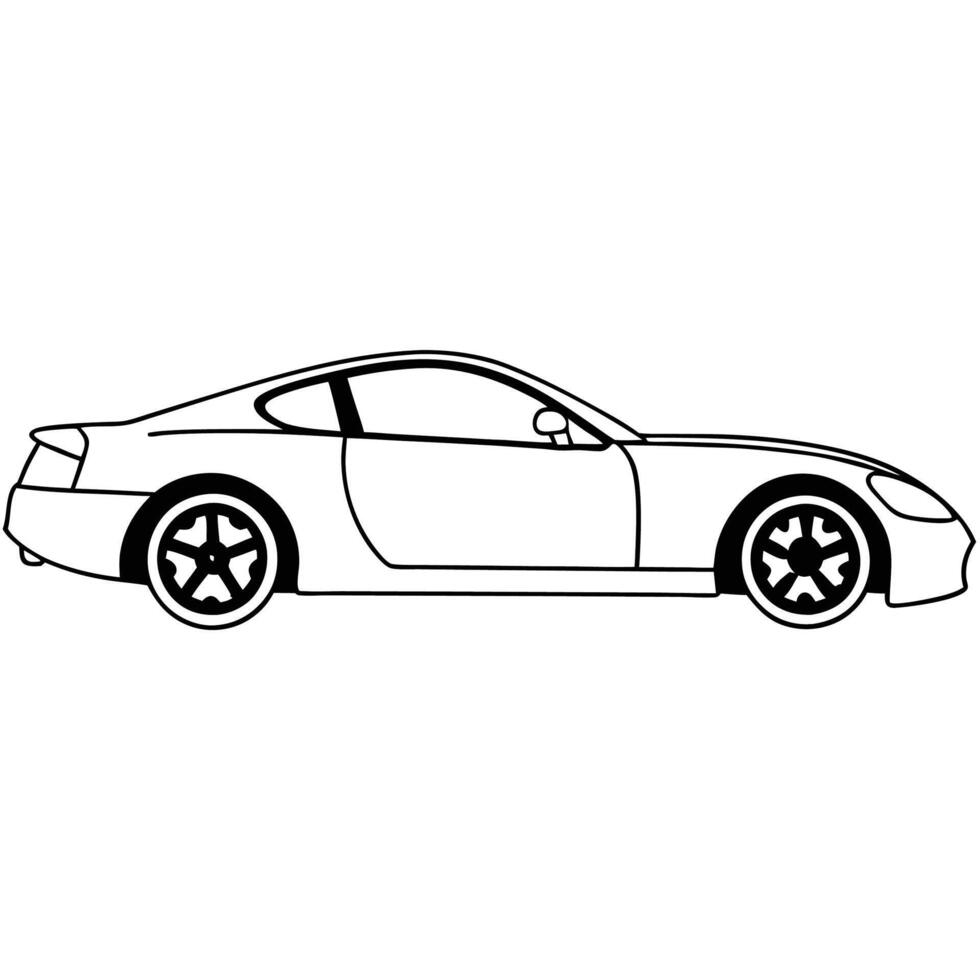 Car silhouette emblem design vector
