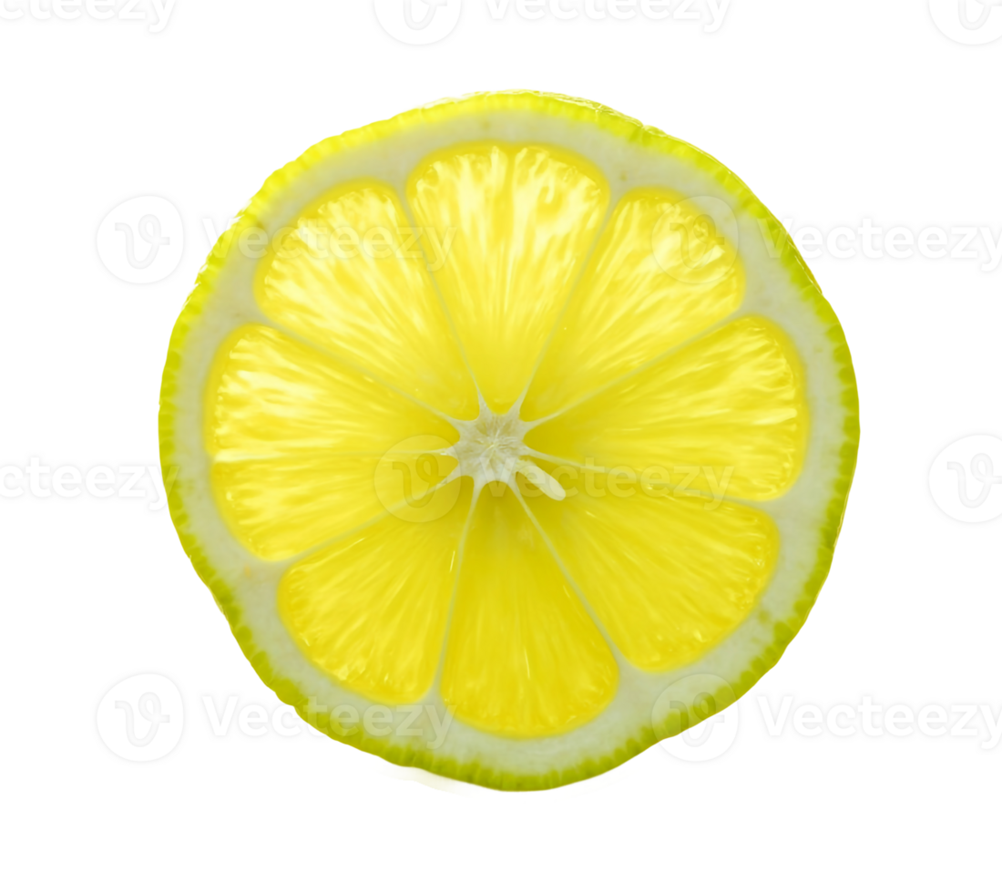 lemon and lime slice isolated on background png