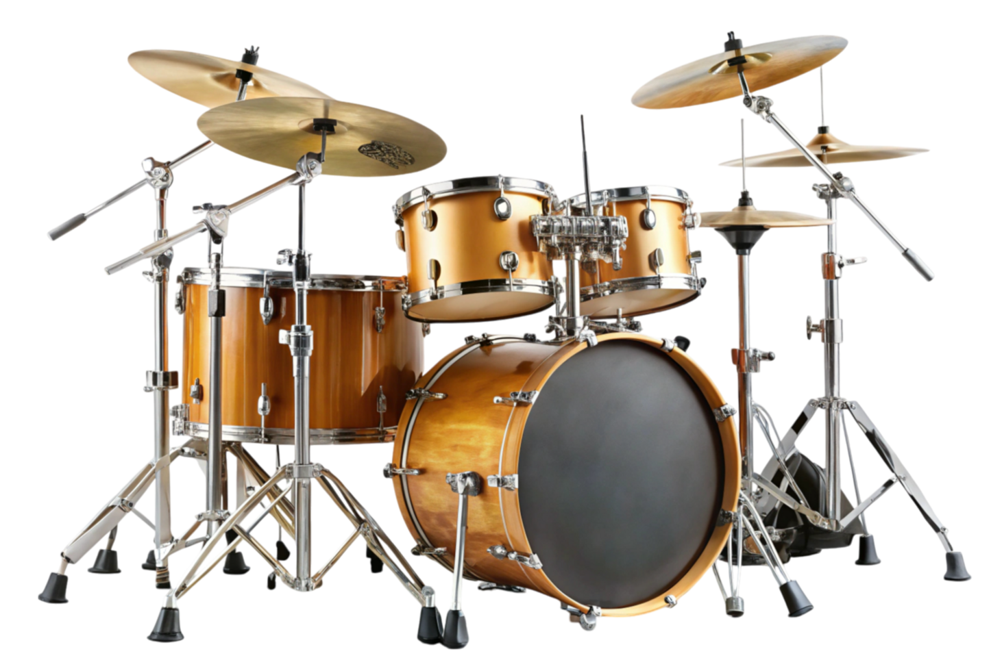 Drum Kit Isolated Enhances Your Music Production Efforts png