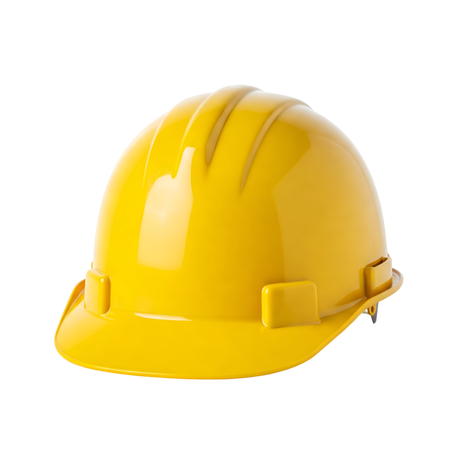 a yellow hard hat on a transparent background png