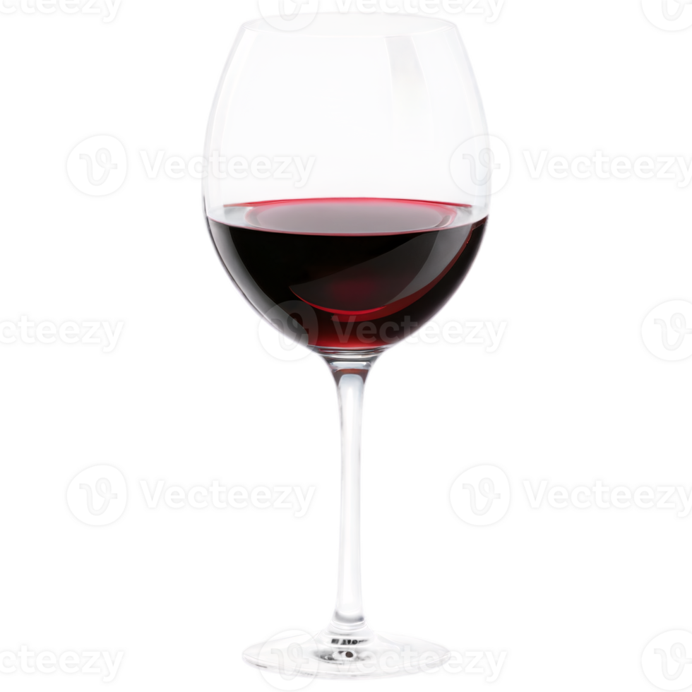 a glass of red wine on a transparent background png