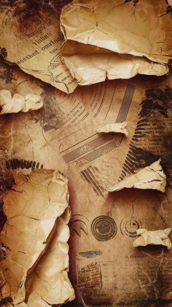 Old grunge antique paper texture photo
