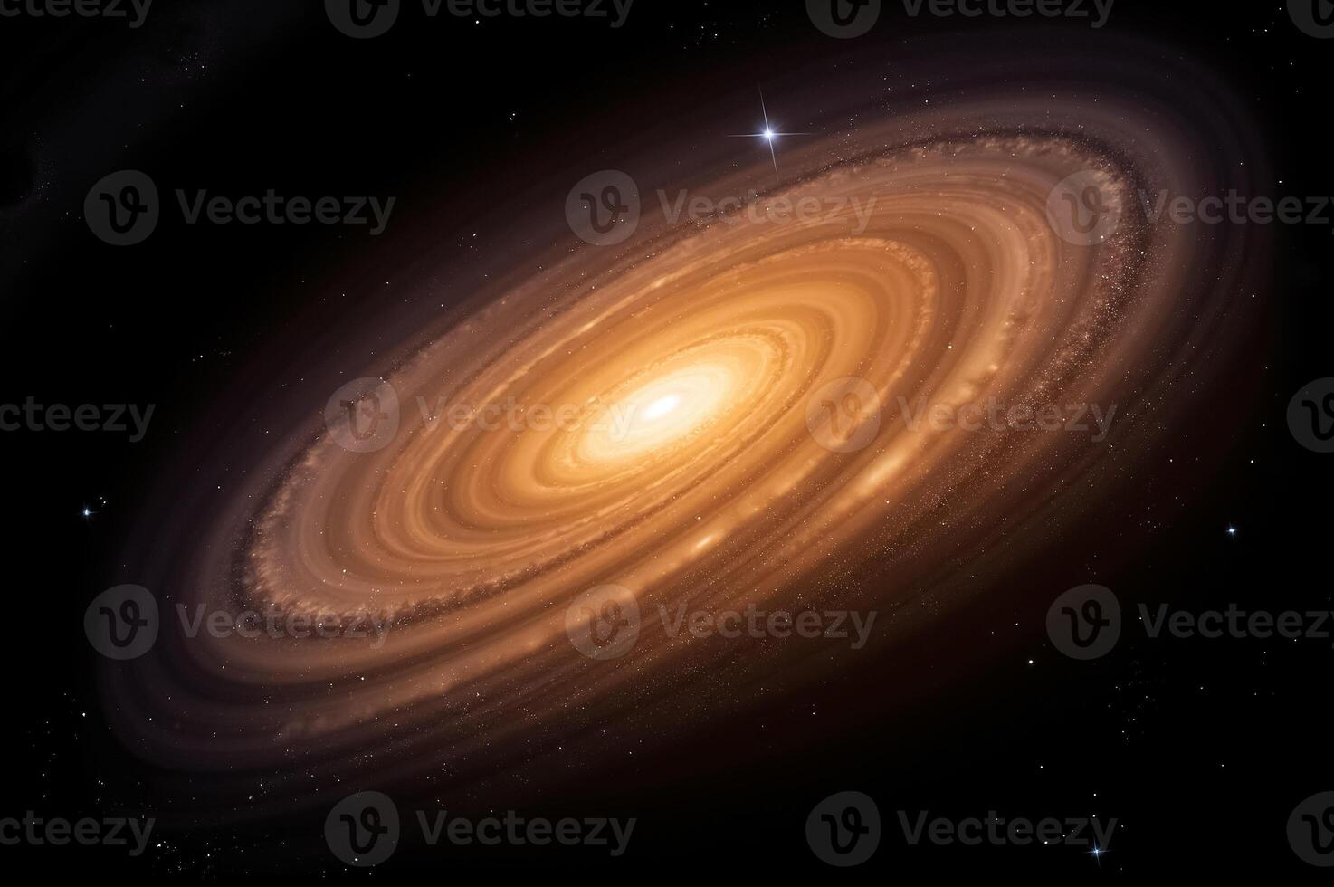 Stunning Spiral Galaxy in Deep Space Captured with Breathtaking Detail photo