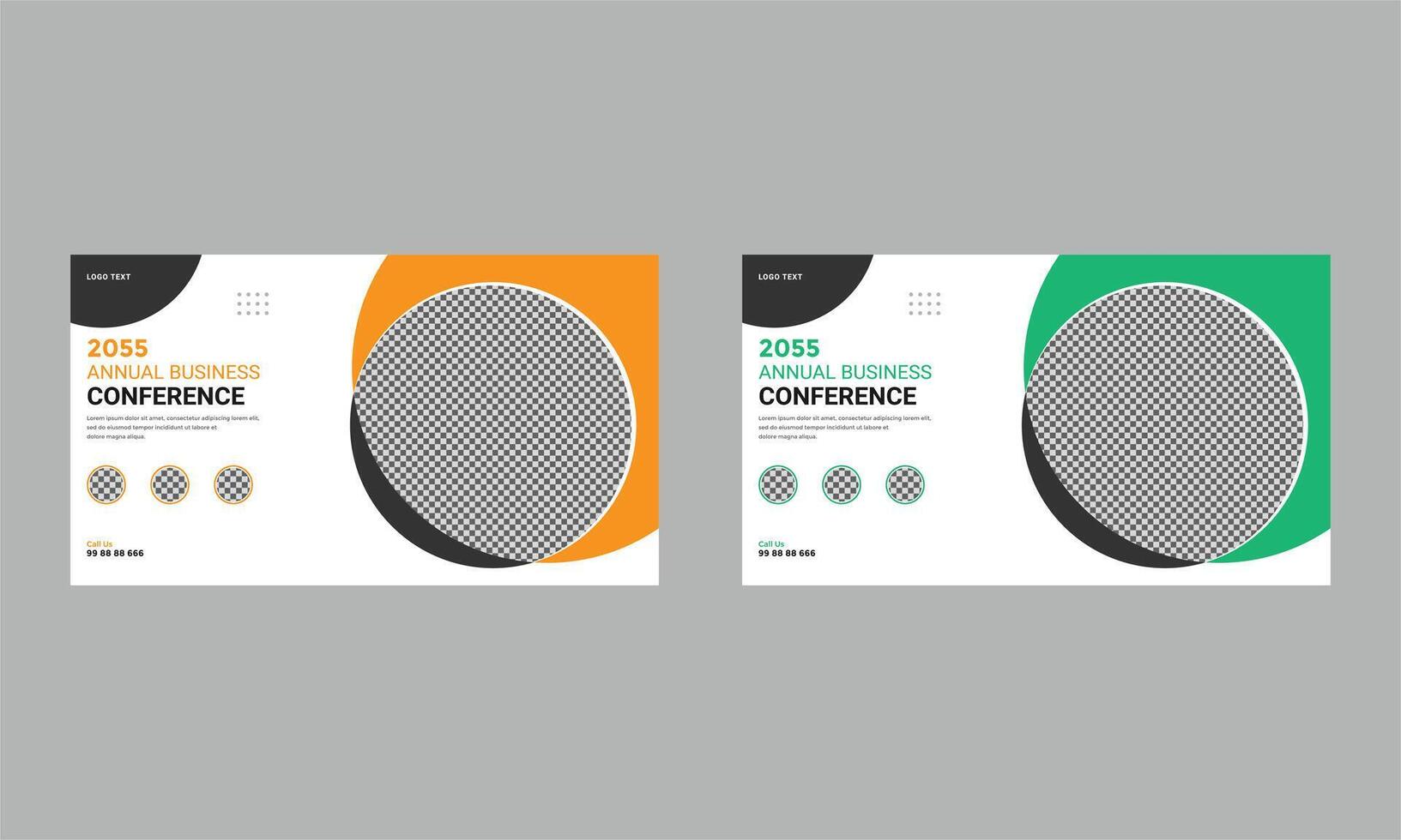 business webinar conference social media web banner template vector