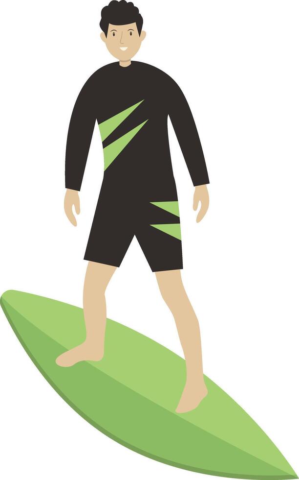 Surfing Men Illustration vector
