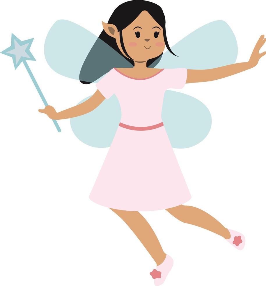Little Lady Fairy Illustration vector