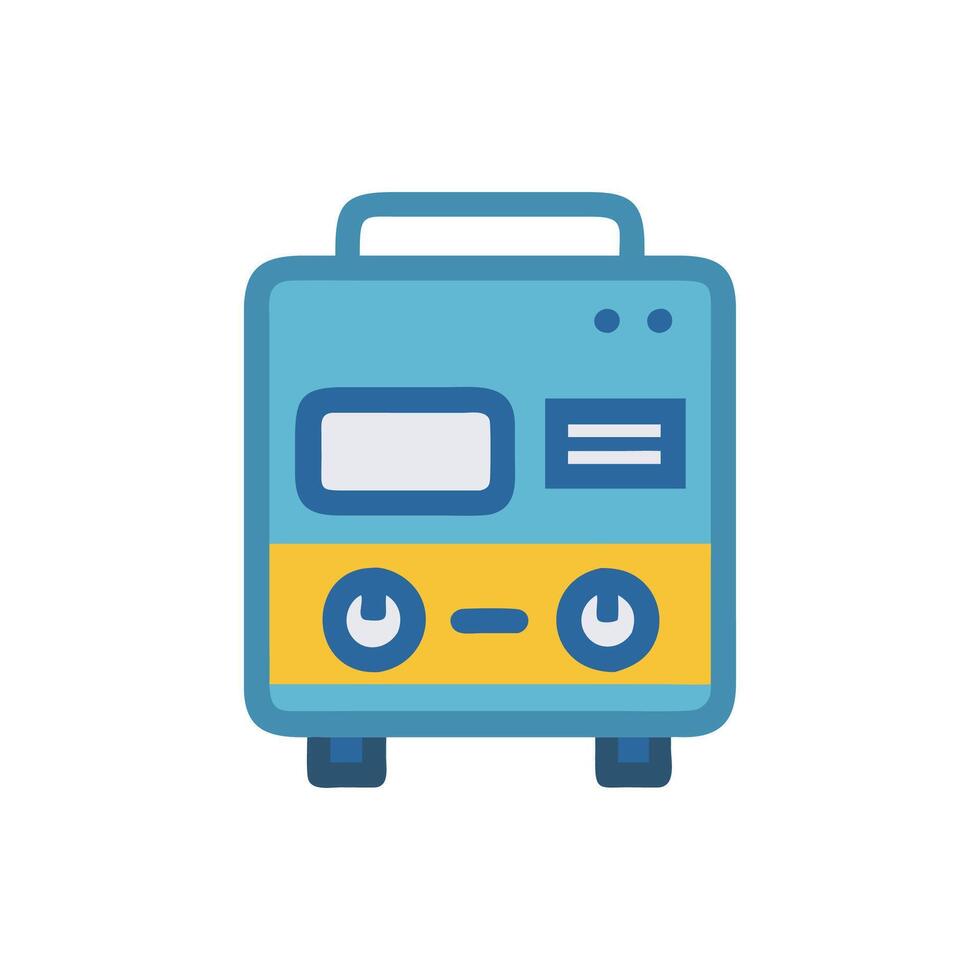 Portable Power Station Icon Design vector