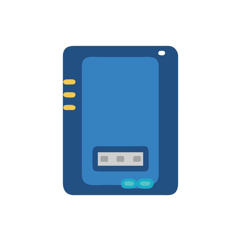 External SSD Icon for Quick Data Access vector
