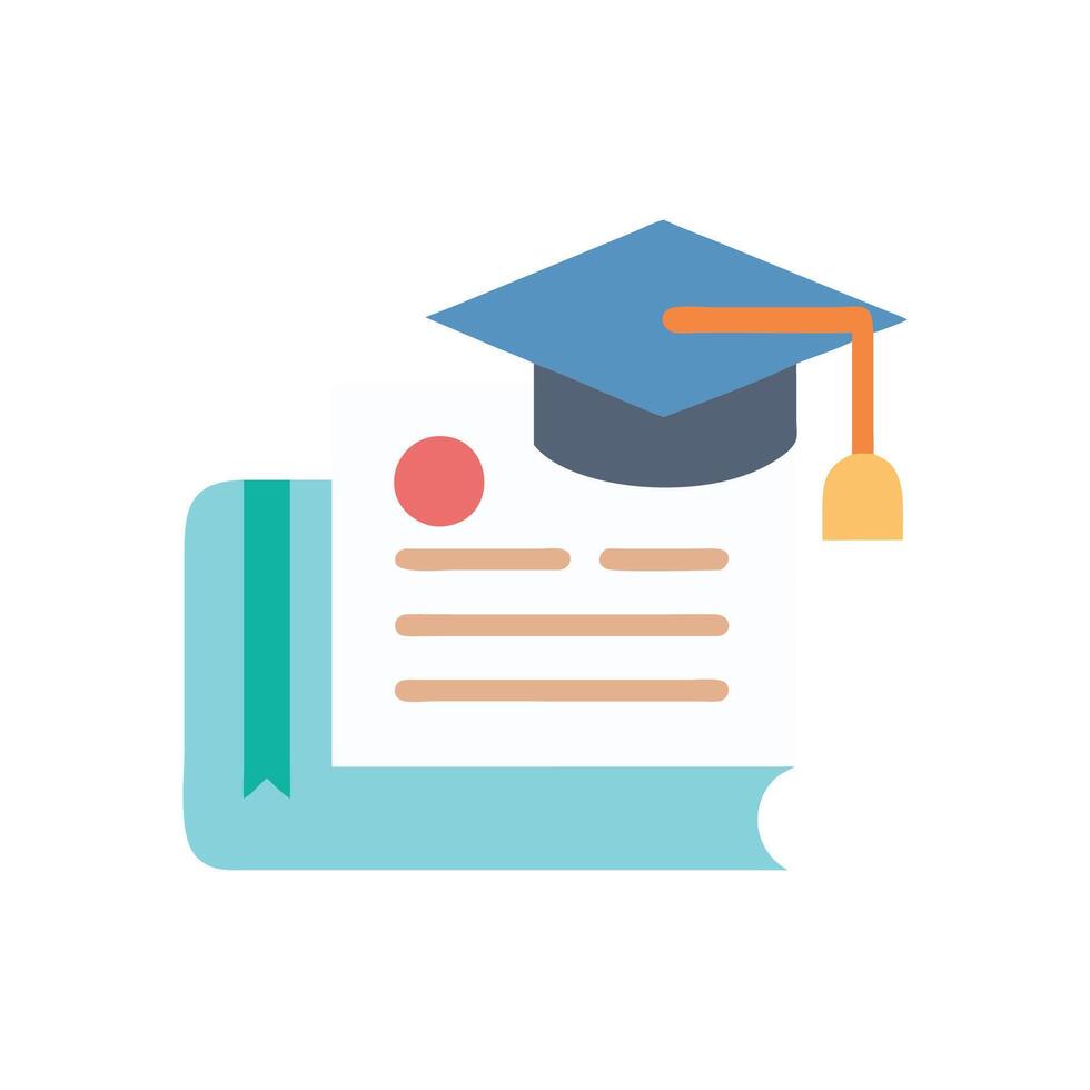 Creative Academic Icon Graphic vector