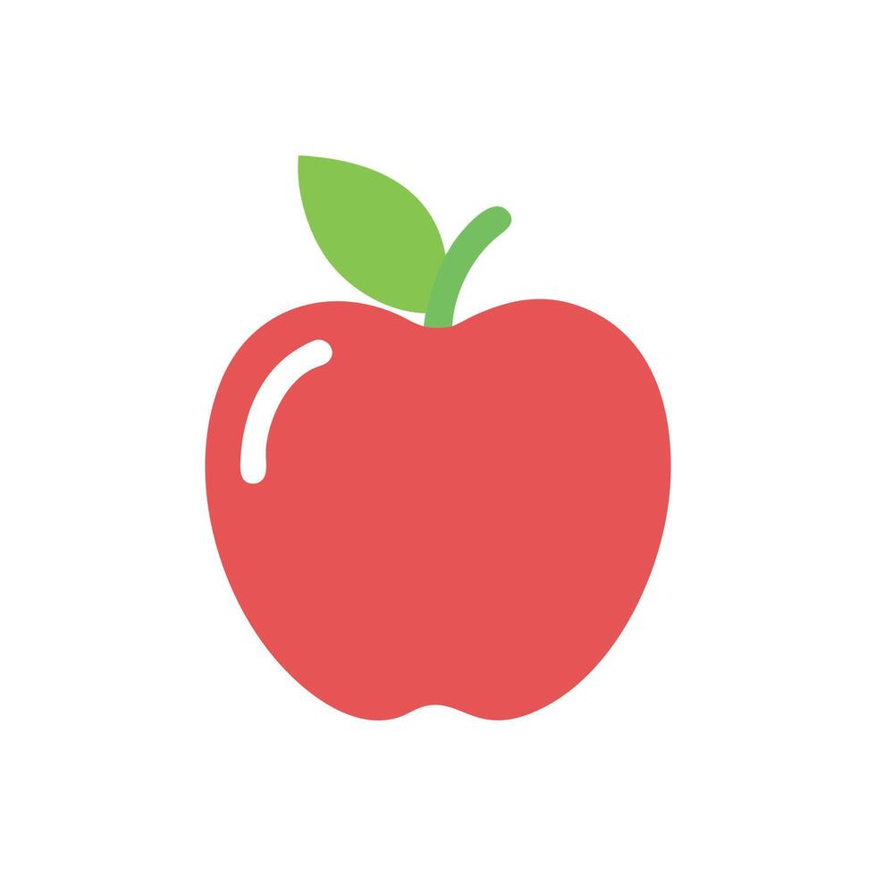 Creative Apple Icon for Learning vector