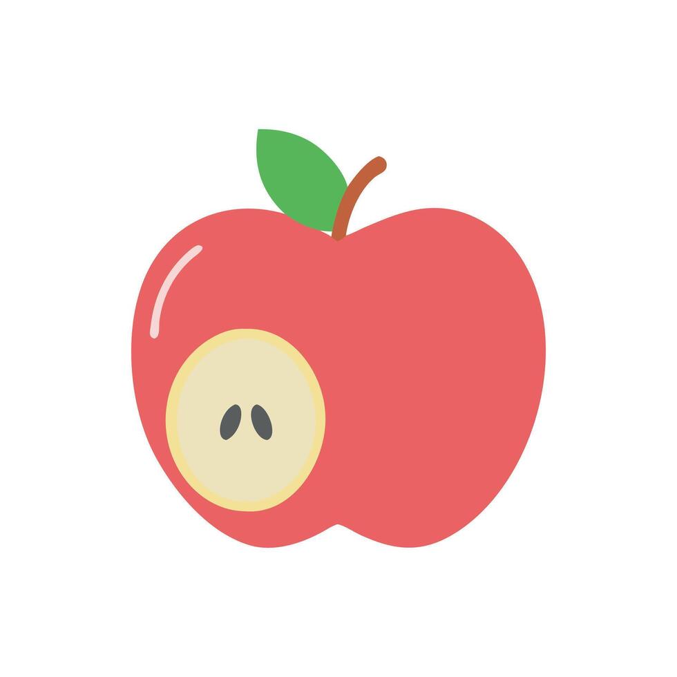 Modern Apple Illustration vector