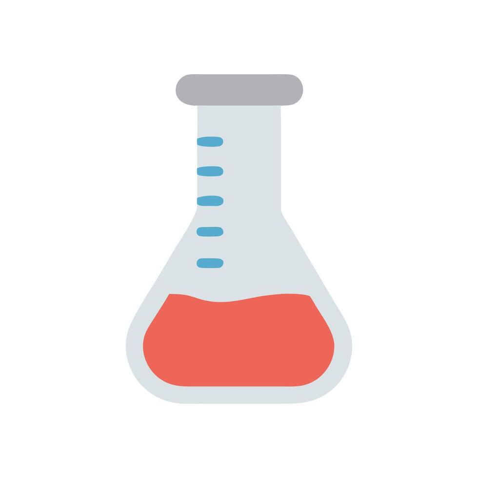 Beaker Icon for Science Education vector