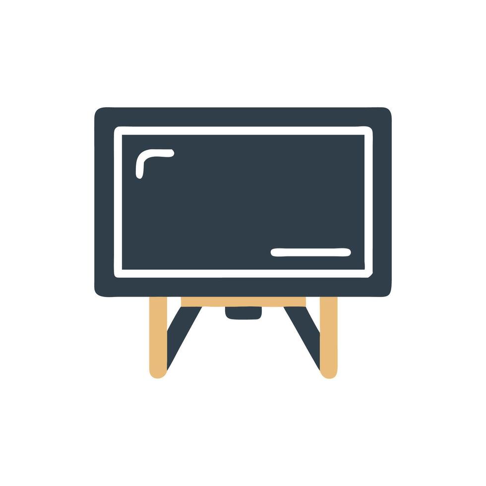 Stylish Blackboard Icon for Learning Environments vector