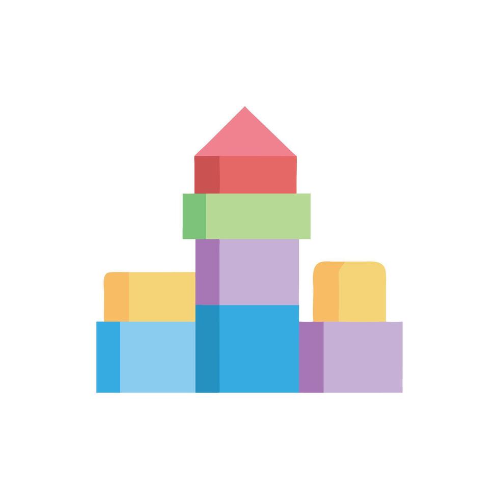 Building Blocks Icon for Learning vector