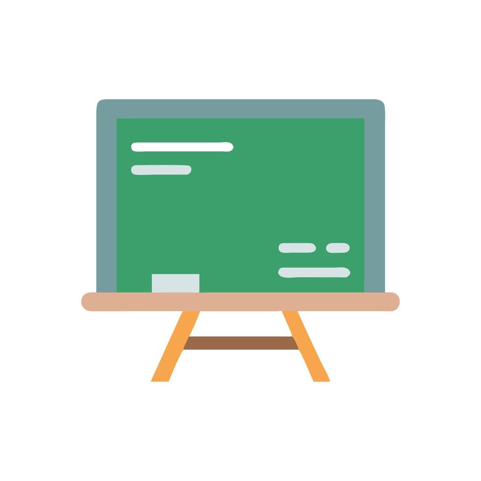 Stylish Chalkboard Icon for Creative Teaching vector