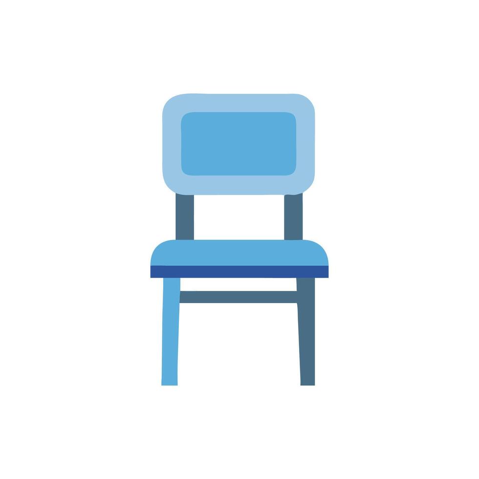 Modern Chair Icon for Educational Environments vector